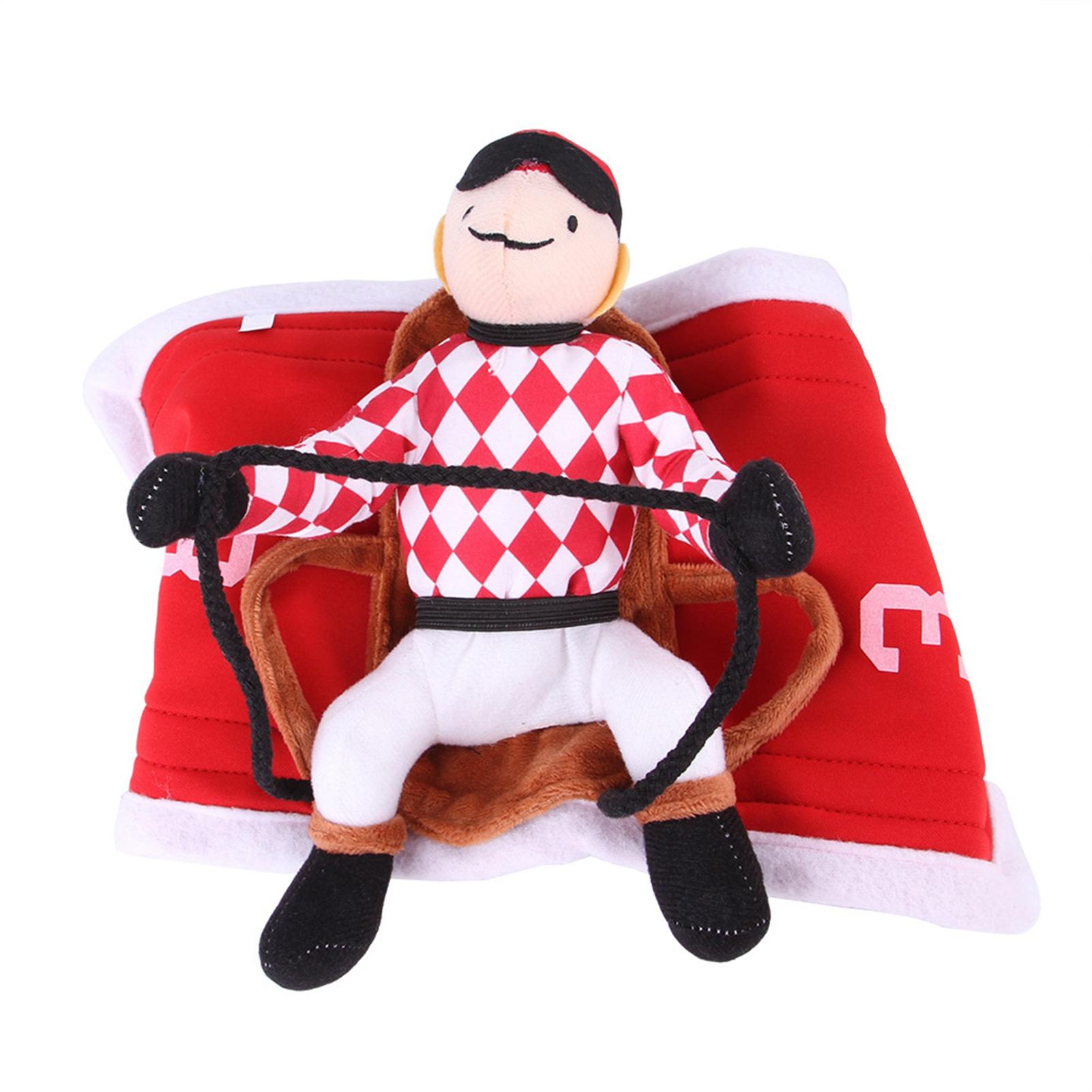 Pet Riding Costume for Xmas Saddle Knight Dog Clothes