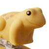 Plastic Croaking Frog Keychain Fingertip Button Electronic Keychain  Children Adult