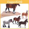 Childrens Pvc Wildlife Horse Figurine With Authentic Design For Playroom Decor