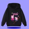 Peppa Pig children's hooded sweatshirt for boys, girls, casual wear, 2026 new style, cartoon print on the shirt
