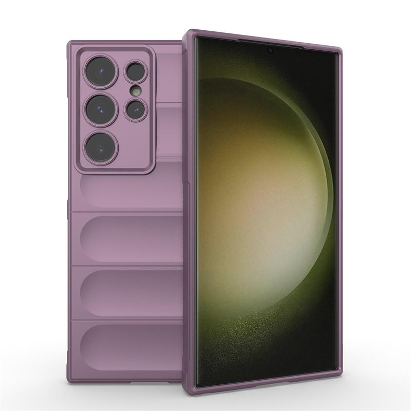 For Samsung Galaxy S24 Ultra Case Silicone Cover Samsung S24 Ultra S23 S22 S21 FE Cover Shockproof Rubber Protect Phone Case