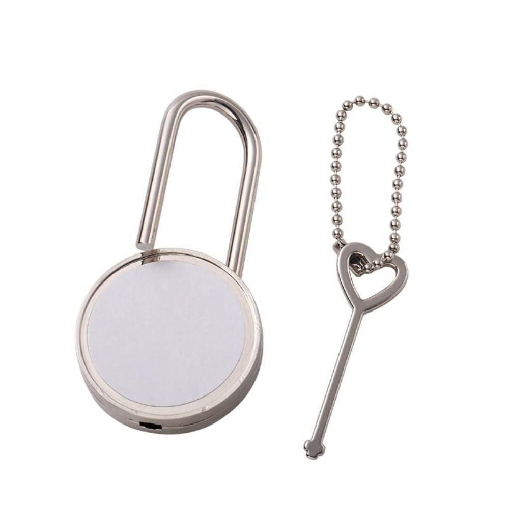 Square Shaped Thermal Transfer Lock Round Shaped Heart Shaped Lock Love Lock  Tourist Attraction