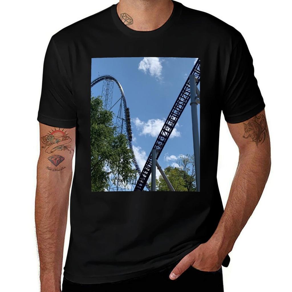 Millennium Force TShirt Fashion Letter Print TShirt