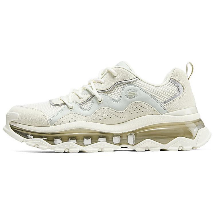 Skechers Uno Дышащие Легкие Низкие Повседневные Кроссовки Мужские Бежевые 183295-WHT 41