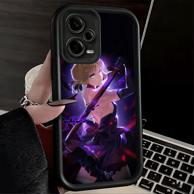 Fate Zero Stay Night Saber Soft Phone Case for Xiaomi Redmi Note 15 14 13 12 11 Pro Plus 10S 11S 4G 11T 5G Shell Silicone Funda