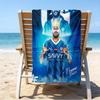 Big Stage Soccer Legend Beach Towel - Soft, Absorbent Microfiber, Lightweight, Ideal for The Beach, Parties, Travel, Camping fan gifts