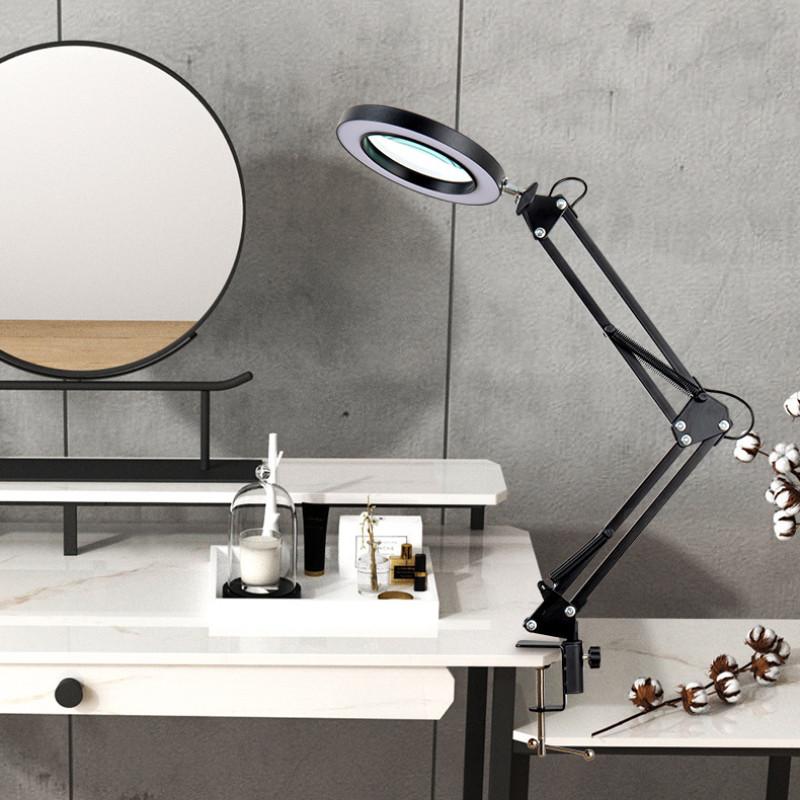 HD30X Desktop Nail Art Embroidery Fill Light Electronic Welding Repairing Desk Lamp Special Magnifying Glass Work Light