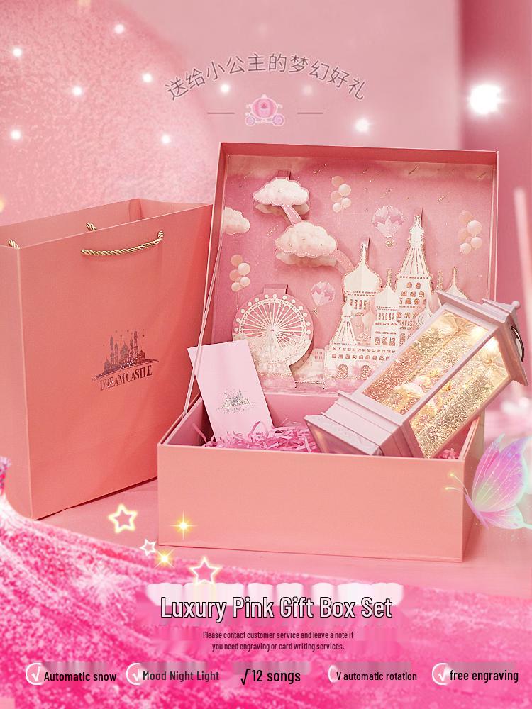 Rotating Crystal Ball Music Box - Ballet Princess Gift for Little Girls' Birthdays