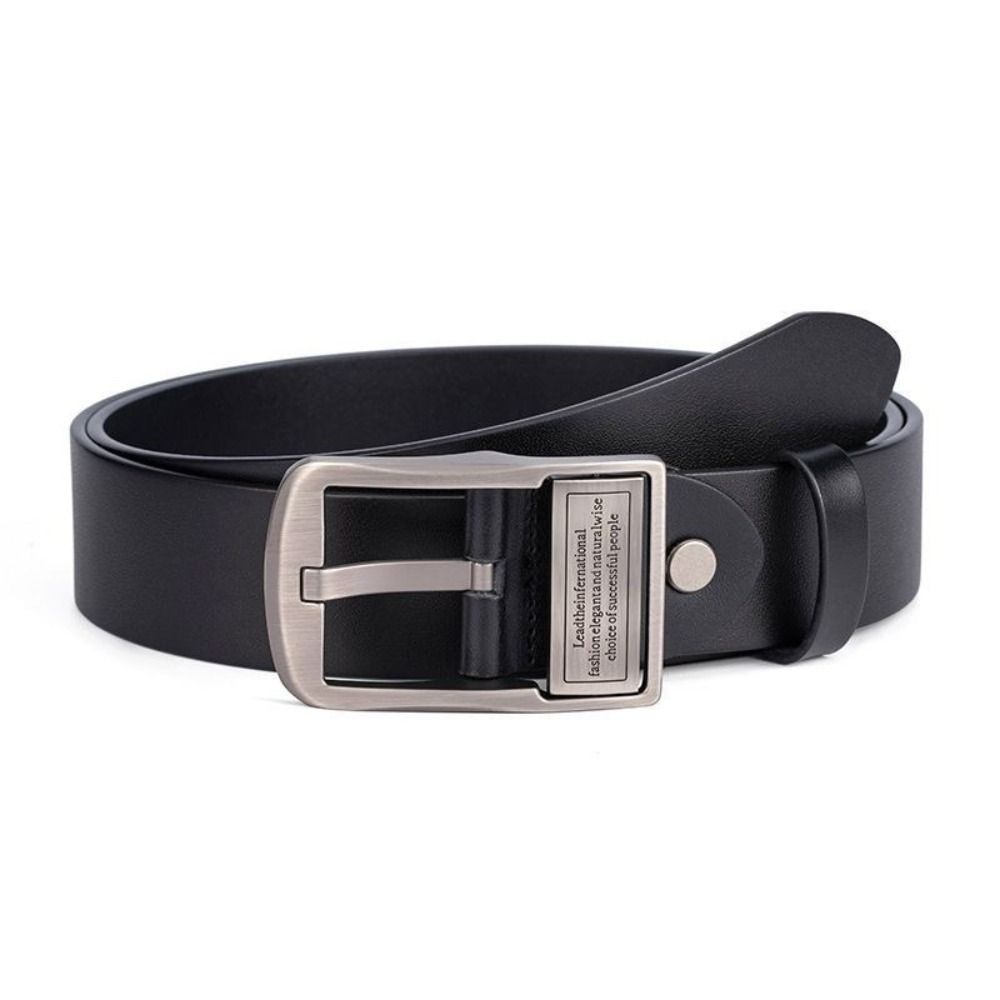 Luxury Design Business Leather Belt Versatile Trouser Dress Belts Retro Waist Strap