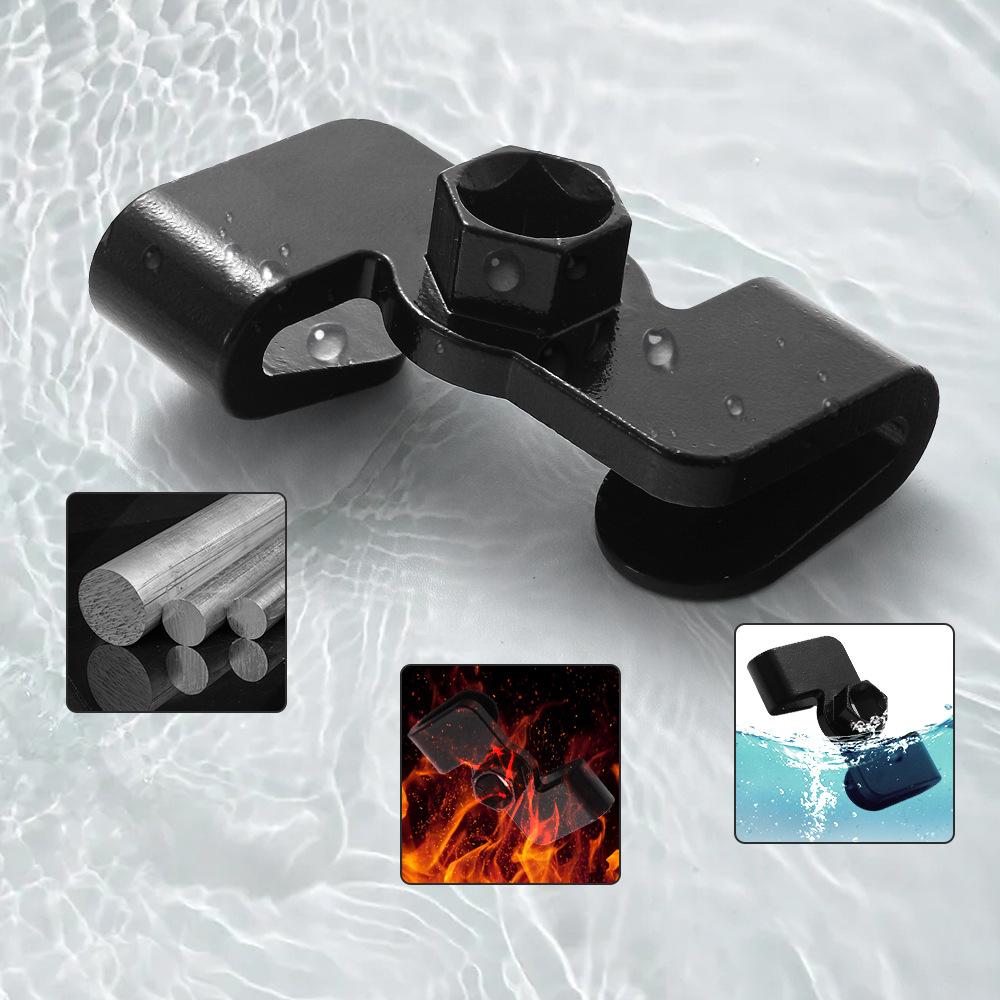 OEM 49403 Universal Wrench Extender Adaptor, 1/2 Inch or 21mm Hex Drive, Drop Forged Body with Heat Treatment, Extendable, Black
