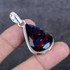 Ammolite Gemstone Handmade 925 Sterling Silver Jewelry Pendant 1.97" e2w51