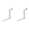 Over The Door Hooks Hanger, Foldable Over Door Drying Laundry Rack Hooks For Hanging Clothes With 6 Groves, 2 Pack-A68E