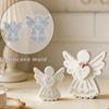 Sturdy Silicone Angel Wing Craft Mould Multipurpose for Handmade Candle Soaps Decorative Plasters Creation