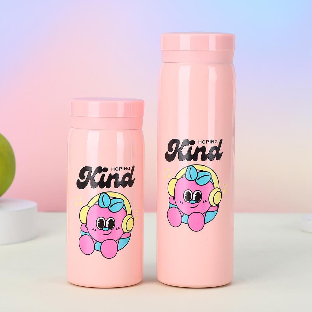 Enkel termoskopp i rustfritt stål Høyt utseendenivå Minilommekopp Bærbar vannkopp med liten kapasitet