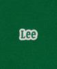 LEE Collar Contrast Short Sleeve Knit Green