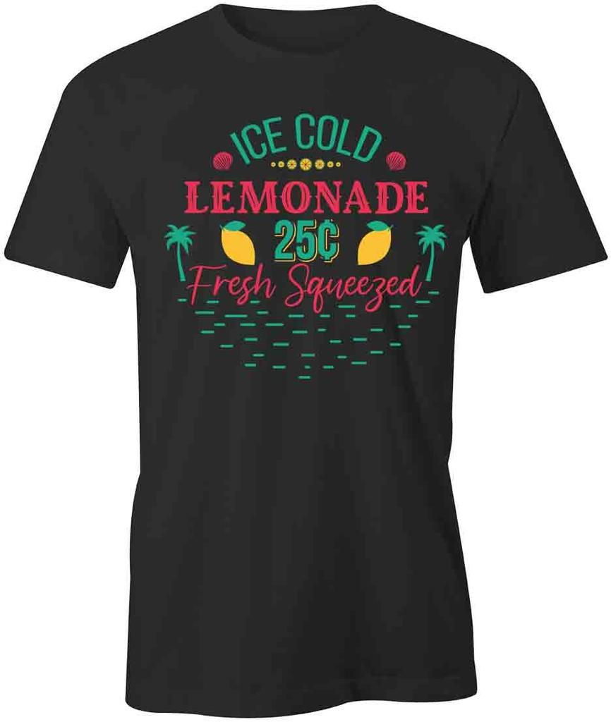 ICE COLD LEMONADE TShirt Tee Short-Sleeved Cotton CLOTHING SEASONAL S1BCA412