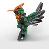 205 PCS Animal Hummingbird Tufted Coquette MOC Customize Modular Building Block Design Simple Creative DIY Toy Christmas Gift