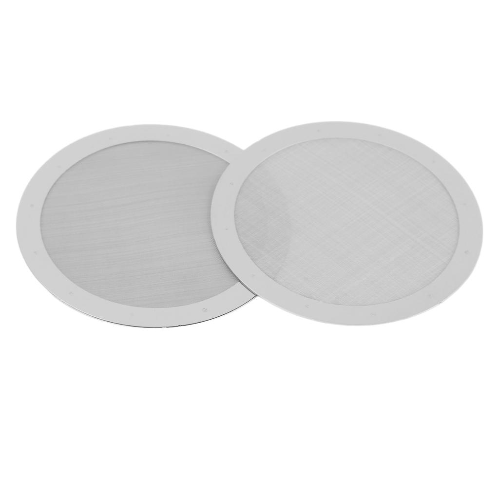 2pcs 61MM Stainless Steel Reusable Filter Metal Coffee Filter Reusable Travel Friendly Mess