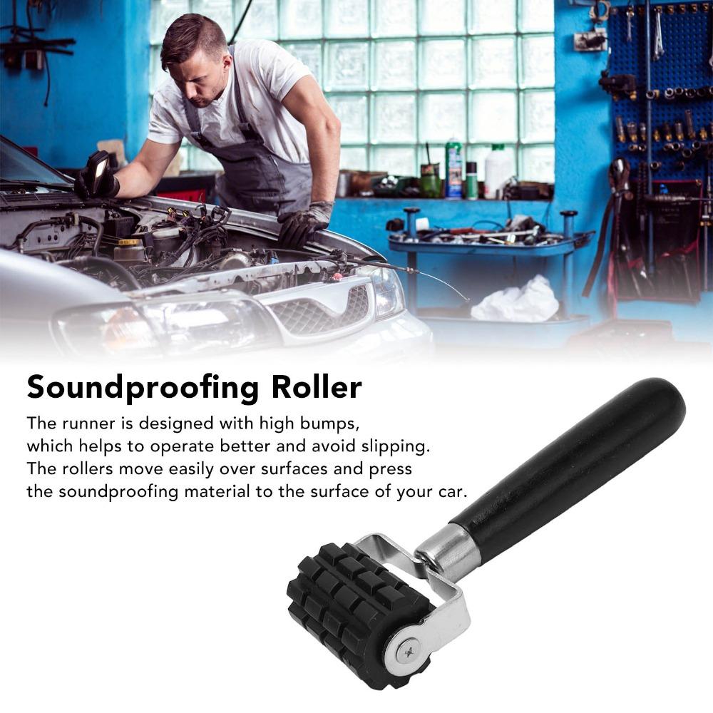 2pcs 6.9in Length Noise Insulation Roller Application Rolling Wheel  For Car Enthusiasts