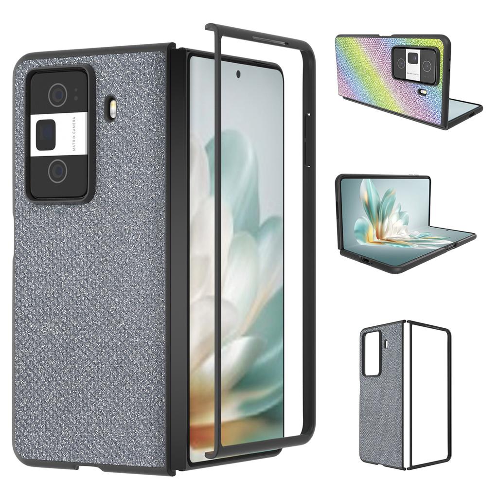 For Honor Magic Vs3 5G Case Rhinestone Texture Leather+PC Phone Cover