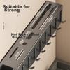 Kitchen Knife Wall-Mounted Multifunctional Knife Holder Storage Rack, No Drilling Required, Chopstick Cage Integrated Storage Rack, Chopstick Tube