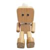 Car Shaking Wooden Robot Air Outlet Clip Figurine Decoration Ornaments Leg-swinging Men Cute Wood Man Car Good Creative Gifts