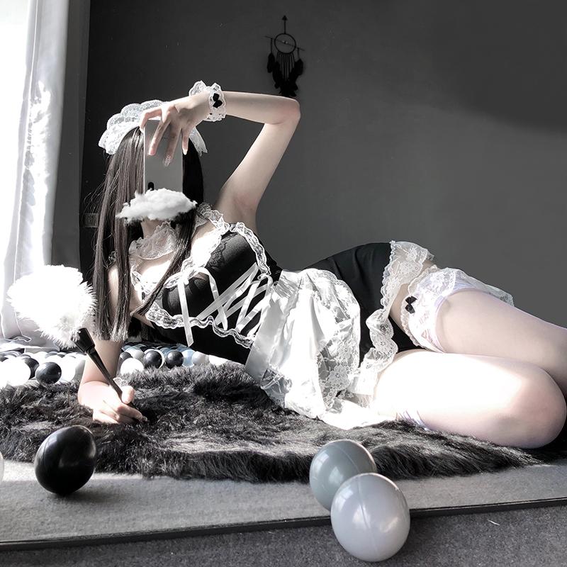 Sexy Underwear Sexy Maid Uniform Lace Suit