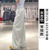 American Quick Dry Cargo Pants for Women Summer Thin Loose Straight Wide Leg Casual Sport Trousers for Petite