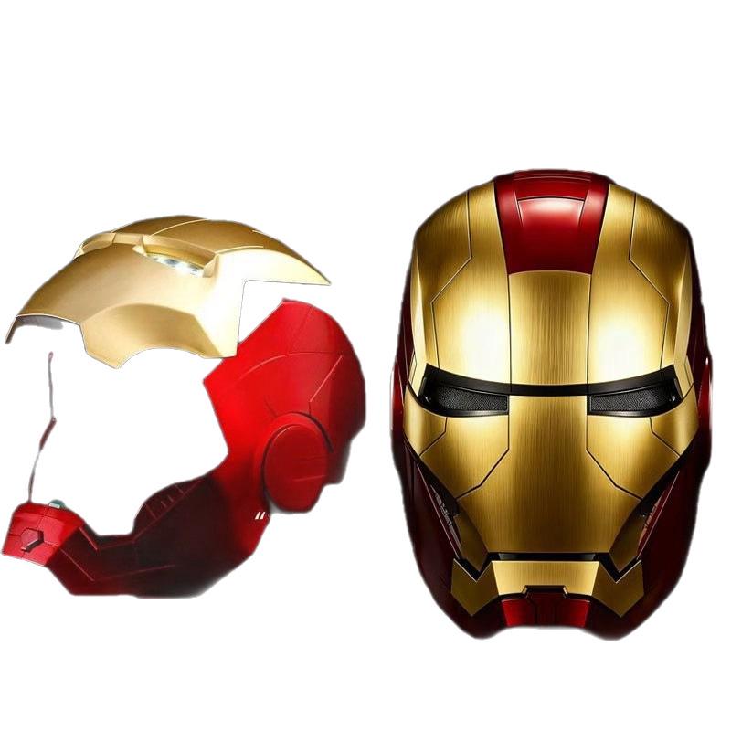 Iron Man 1:1 Wearable Jarvis Helmet - Electric Transforming Mask Toy for Kids