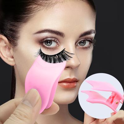 Fake Eyelash Tool Widen Handle Makeup Tightly Clamped Mouth Fake Eyelash Extension Auxiliary Clip Women Supply