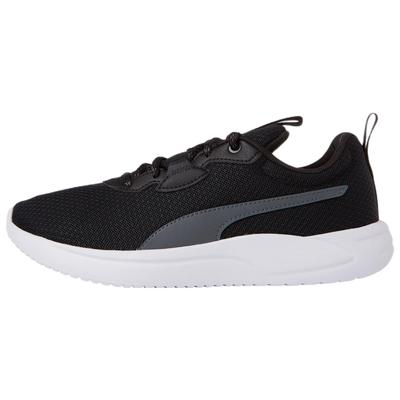 Resolve Smooth Lightweight Slip-Resistant Breathable Fabric Leather Shock Absorbing Durable Low-Top Casual Running Shoes Unisex Sneaker 376219-08