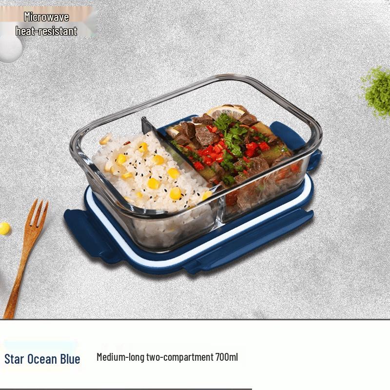Ruhan Glass Microwave Lunch Box Set