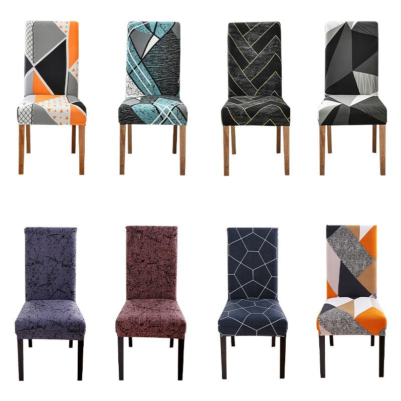Stretch Spandex Dining Chair Cover Elastic Slipcover For Kitchen Hotel Home Decor Universal Fit Seat Protector