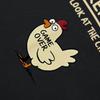 Funny Chicken Game Don't Look At The Chicken T Shirts Men Cotton Humor Streetwear Tee Shirt Short Sleeve Unisex Loose Clothing
