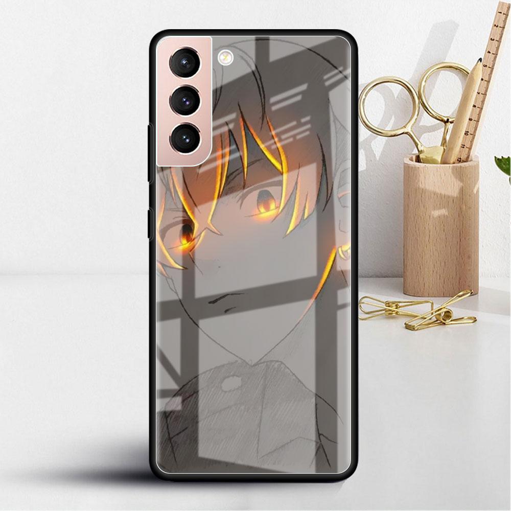 Glashülle für Samsung Galaxy S22 S20 FE S21 5G S10 S9 Plus Note 10 20 Lite Gehärtete Handyhülle Japanische Anime Tokyo Revengers
