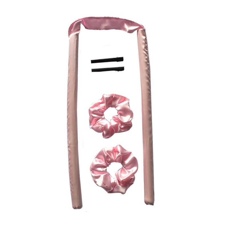Rubber curly hair sleep reel, lazy no heat curling iron, hair band, hairpin set.