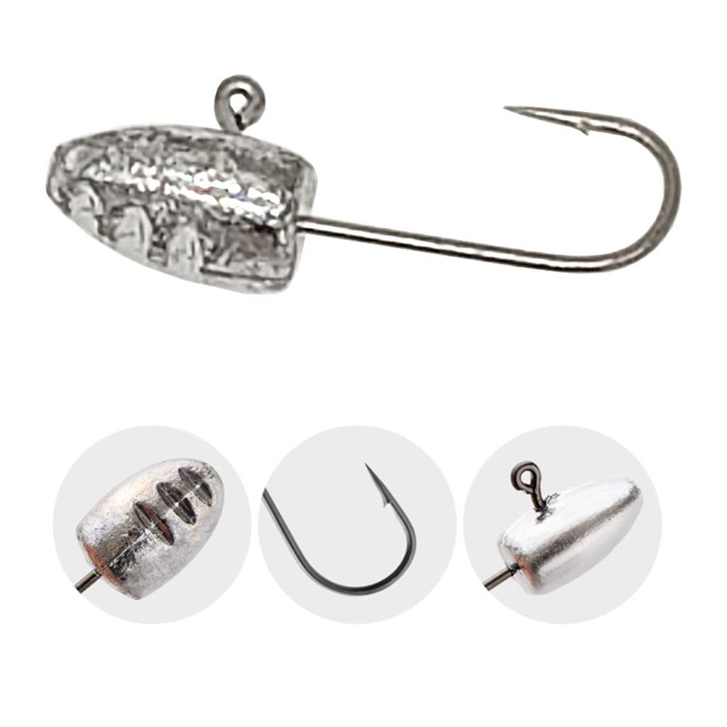 Orurudo Fishing Tackle Jig Head, Conical Head [Jig Held C], 20 Pieces (3g) Qb500133a04n0