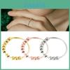 Sterling Silver Rotatable Beaded Finger Ring- The Ultimate Anti-stress Ring For Women