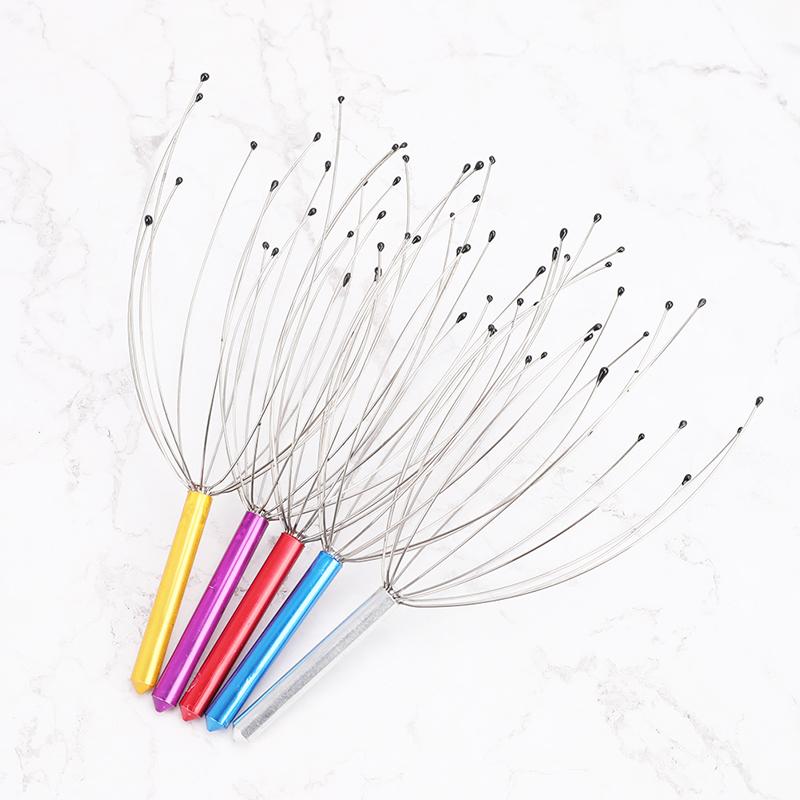 Comfort Head Neck Scalp Massager Massage Octopus Equipment Stress Release Tool