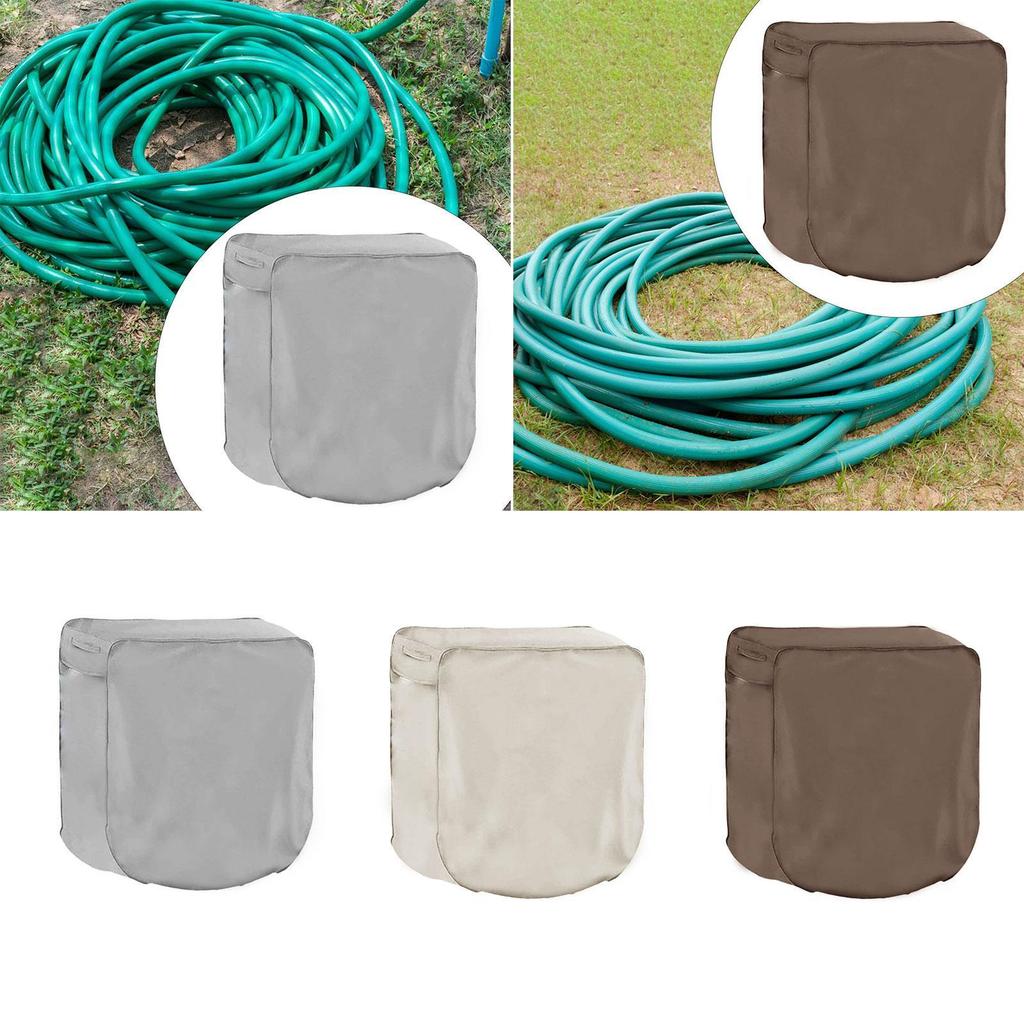Retractable Hose Reel Cover Protective Cover for Courtyard Outside Outdoor