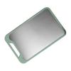 Double Sided Kitchen Cutting Board 304 Stainless Steel Cutting Board for Kitchen Meat Vegetable Fruit Fish Cheese Green