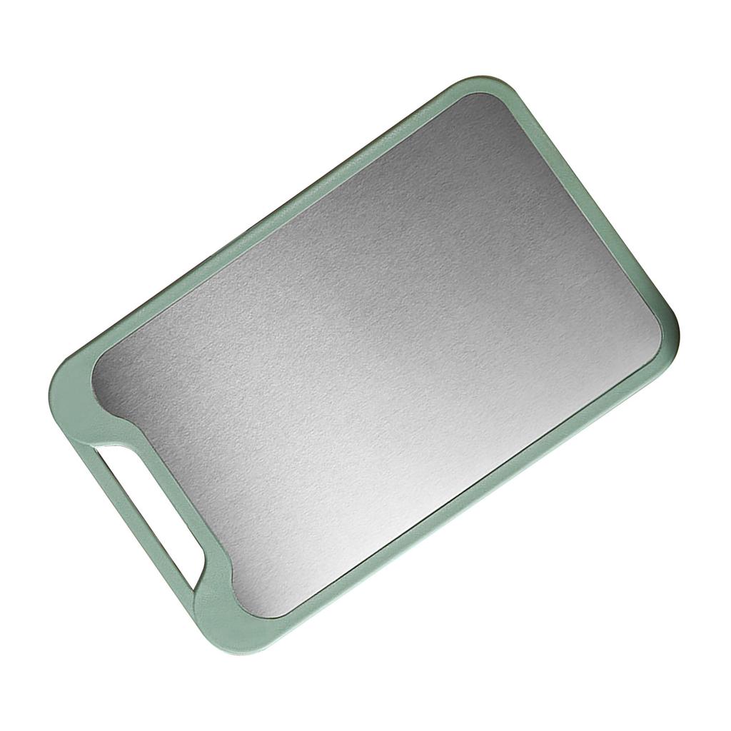 Double Sided Kitchen Cutting Board 304 Stainless Steel Cutting Board for Kitchen Meat Vegetable Fruit Fish Cheese Green
