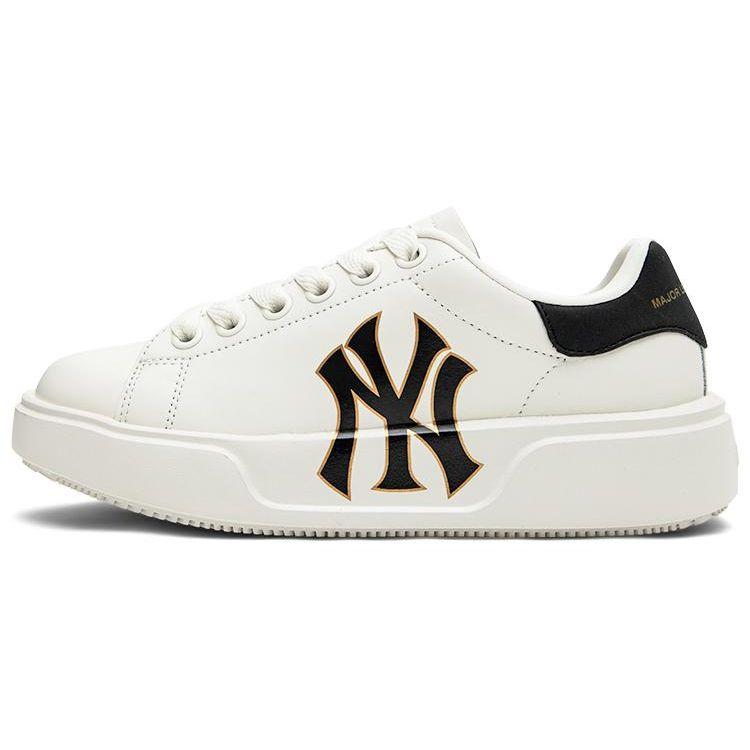 MLB Chunky Classic Low-Top Sneakers Unisex Sneakers Beige Black 3ASXCCB3N-50IVS