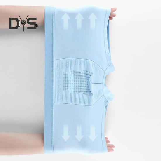 Pánské boxerské spodní prádlo elastický design se středním pasem prodyšné hladké šortky Kalhotky Jednobarevné U-konvexní kalhotky