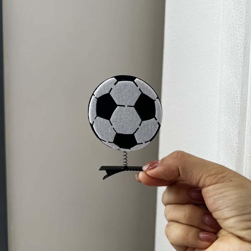 10pcs/set Zinc Zinc Alloy Basketball Hair Clips Flocking Side Clip for Fans  Cheering Props