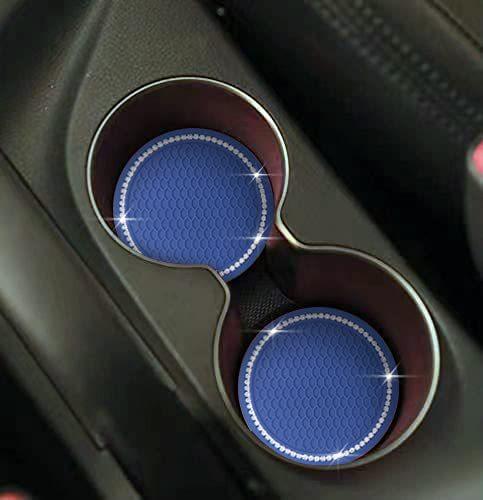 2 BUC Suport Auto pentru Pahar Apă/Sticlă, Pad/Covoraș Antiderapant, Gel de Siliciu Impermeabil, Pentru Decor Interior, Accesorii Styling Auto