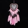 Nordic Dream Catcher Heart String Lights - Hanging Ornament for Weddings and Christmas
