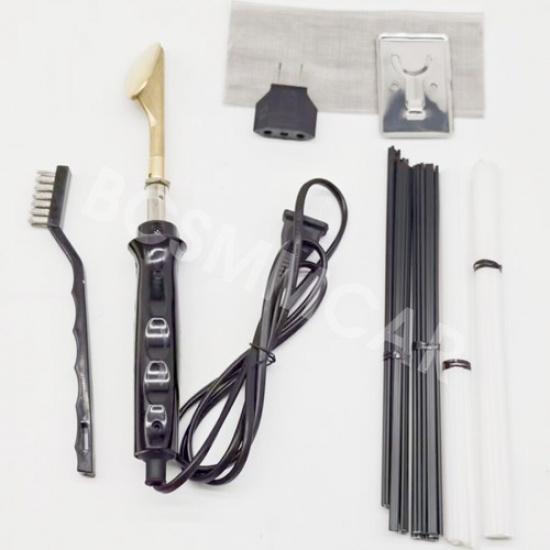 110V Welding Iron Car Plastic Fender Bumper Repair Kit Hot Stapler Welding Tool