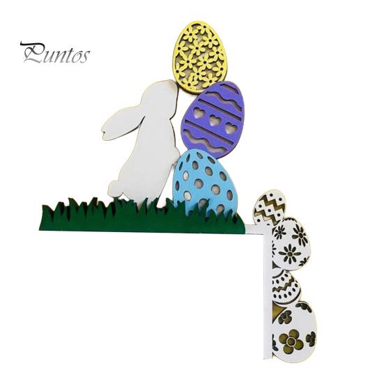 

Пасхальний заєць Куточок дверей Прикраса сільського будинку Барвисте яйце Морква Кролячі вуха Дверна рама Знак Передні двері Орнамент Верхня частина A