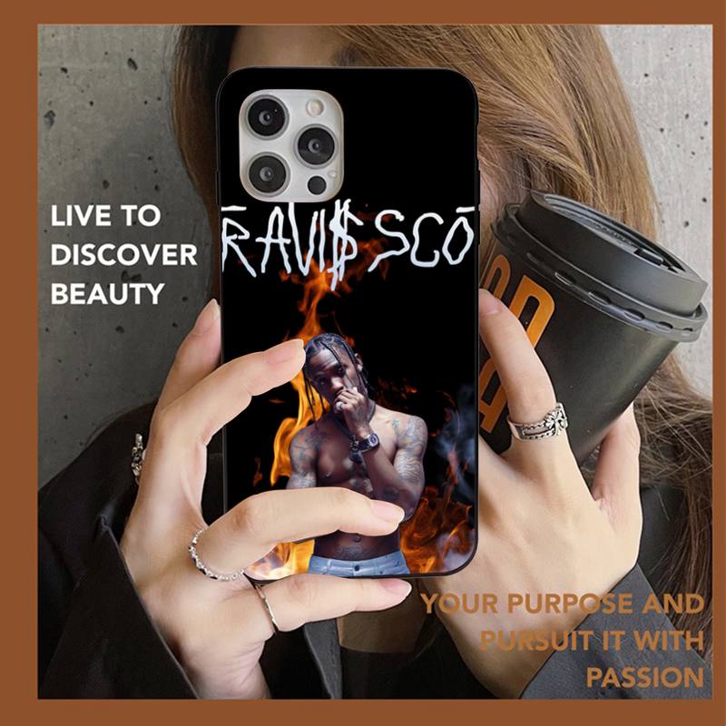 Cactus Jack Travis Scott Hiphop Phone Case For iPhone 13 11 8 7 6 6S Plus X XS MAX 5 5S SE 2020 XR 11 Pro DIY Funda